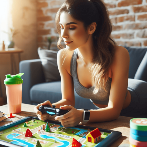 A woman playing video game, transformational coach