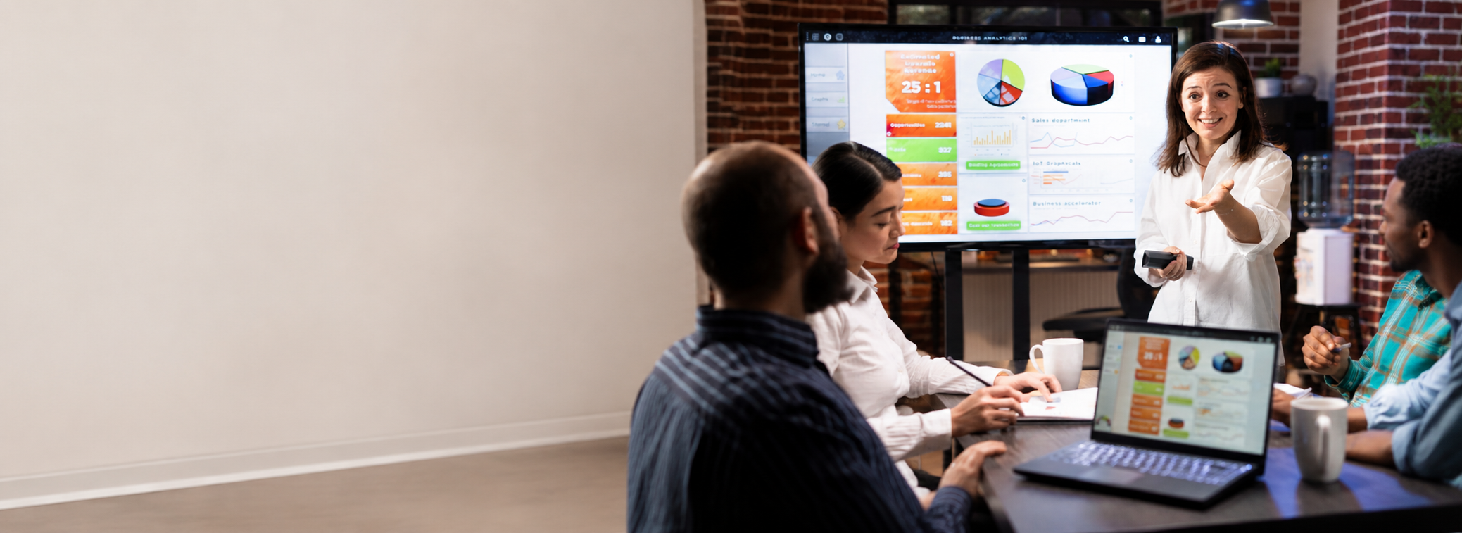 Presentation skills training session