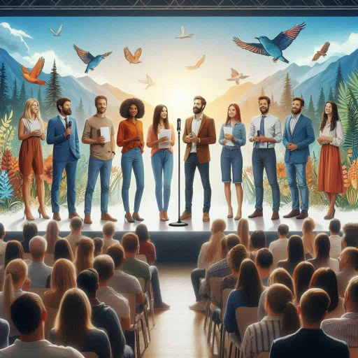 Training audience illustration
